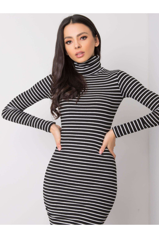 Suknelė-288-SK-0911375.92P-juoda ir sidabrinė