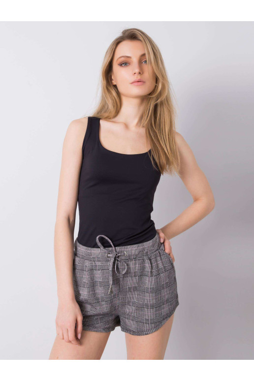 Šortai - D17003O61874K - pilki ir juodi