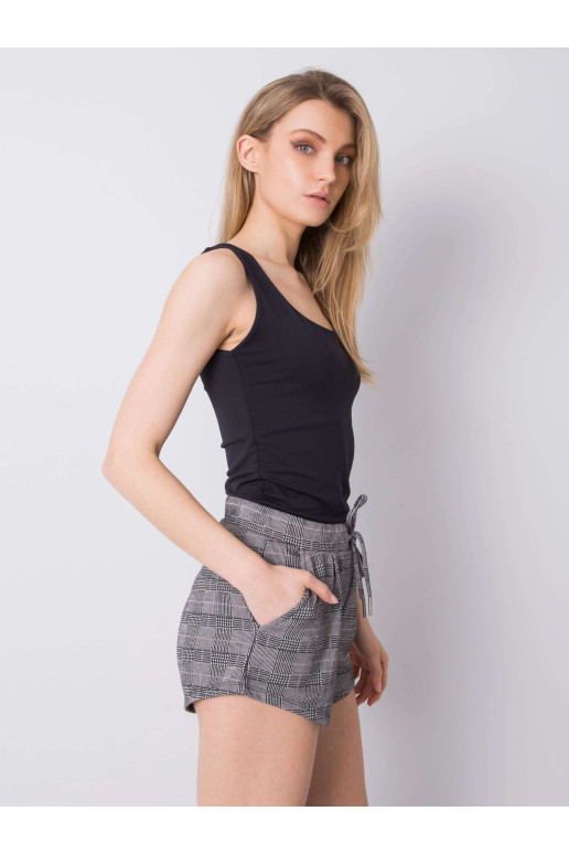 Šortai - D17003O61874K - pilki ir juodi