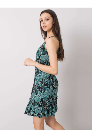 Suknelė-D73771M30250-juoda ir žalia