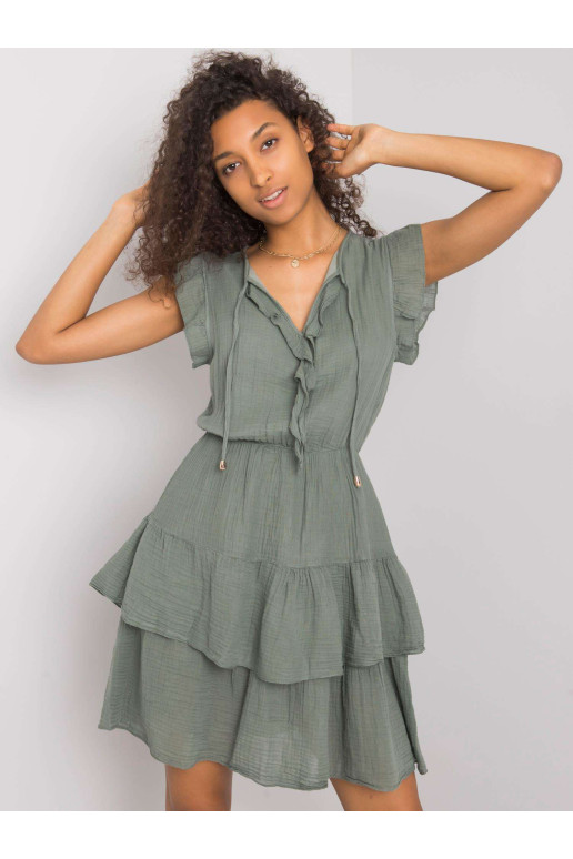 Suknelė-TW-SK-BI-26594.36P-khaki