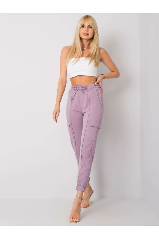 Sportiniai kelnaitės-HG-DR-5406.20-violetinė