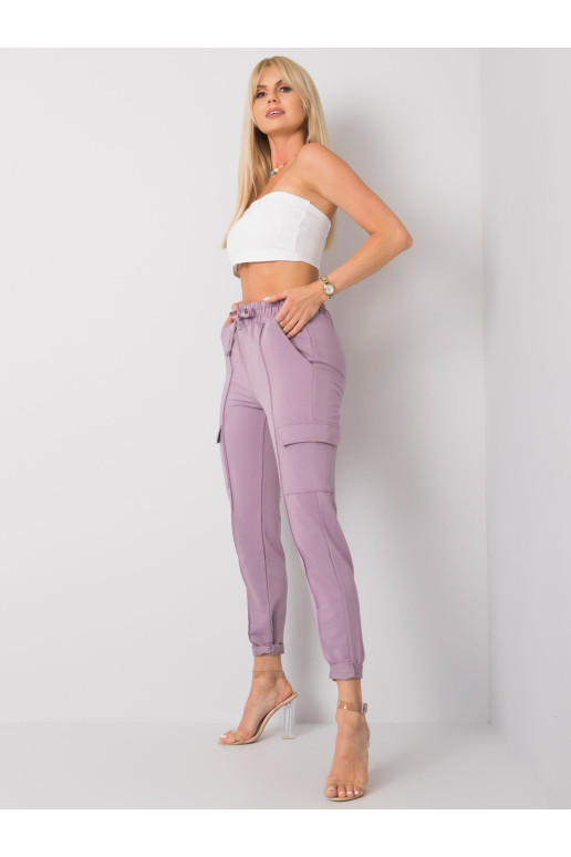 Sportiniai kelnaitės-HG-DR-5406.20-violetinė