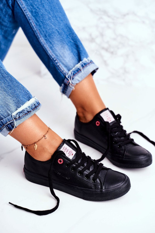 Moteriški sportbačiai Cross Jeans juodi DD2R4029C