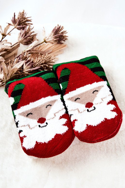 Kalėdinės ilgos kojinės su Kalėdų Seneliu