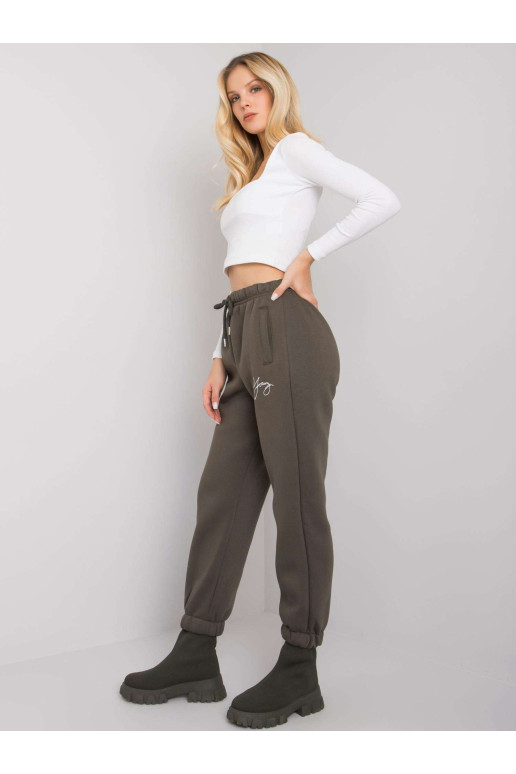 Sportinės kelnės-RV-DR-7275.24P-tamsi chaki
