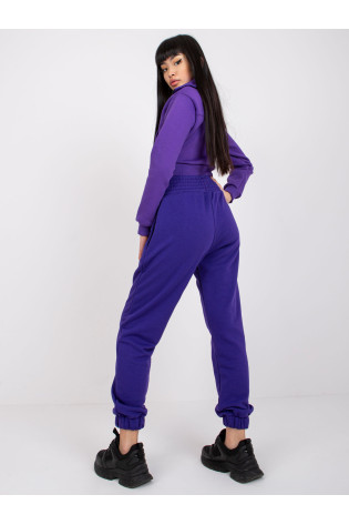 Sportinės kelnės-RV-DR-7460.11-tamsiai violetinės spalvos