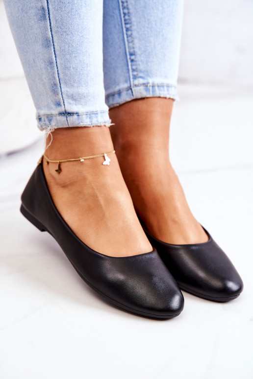 Odinė balerina Classic Black Stacee