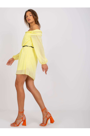 Suknelė-DHJ-SK-6831.36-šviesiai geltona 2