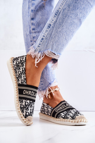 Klasikinės espadrilės juodos šiltas laikas 2
