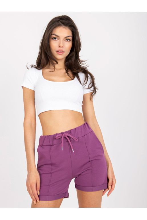 Šortai-FA-SN-6283.88P-tamsiai violetinė