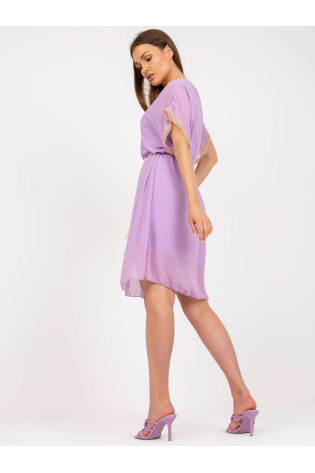 Suknelė-DHJ-SK-1508.12-šviesiai violetinė 2