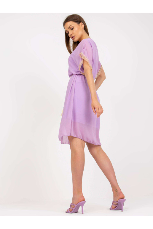 Suknelė-DHJ-SK-1508.12-šviesiai violetinė