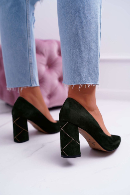 Moteriškos Laura Messi Suede Olive 2050 Tiffany...