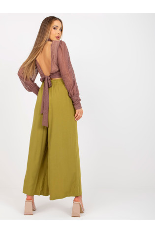 Kelnės – D73761M62237A – alyvinė