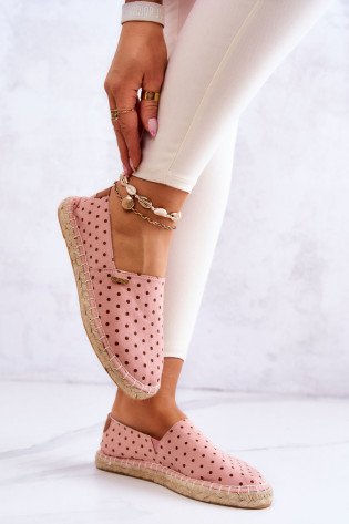 Moteriškos espadrilės su taškeliais Big Star JJ274869 Rožinė 2