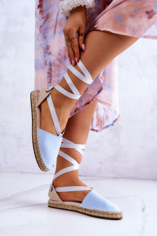 Moteriškos surištos espadrilės Big Star JJ274863 mėlynos...