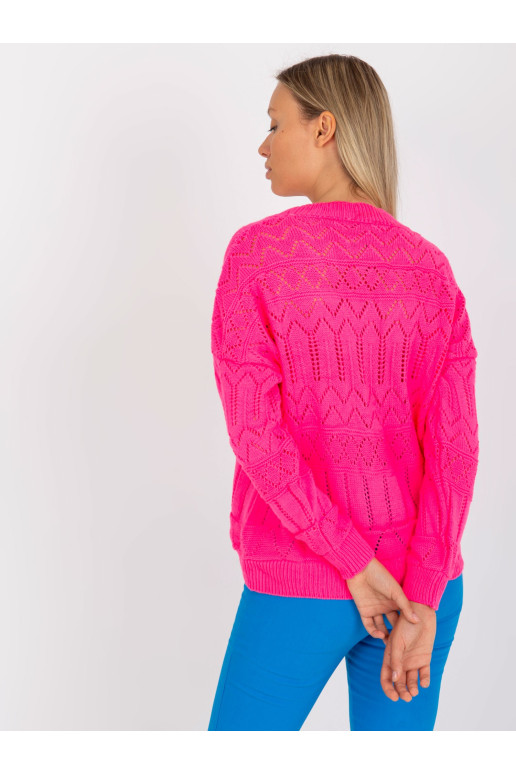 Megztinis-LC-SW-8022.04P-fluo rožinis