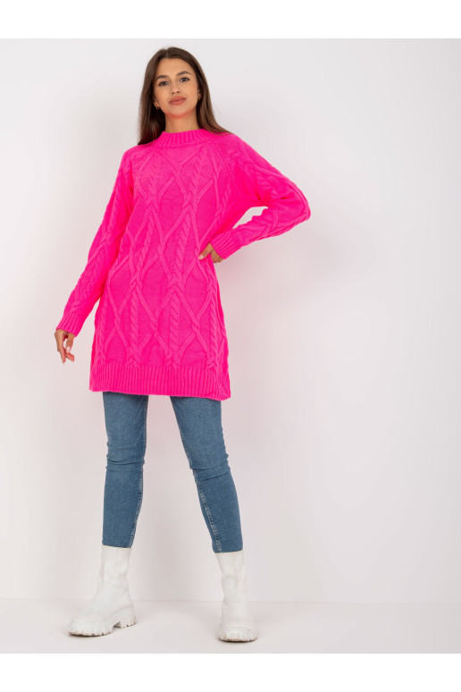 Megztinis-LC-SW-8012.88P-fluo rožinis