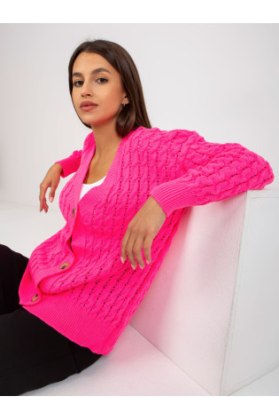Megztinis-LC-SW-8036.74P-fluo rožinis