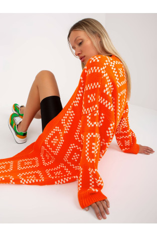 Megztinis-LC-SW-0296.08P-oranžinė 2