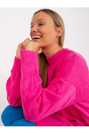 Megztinis-LC-SW-0297.35P-fluo rožinis