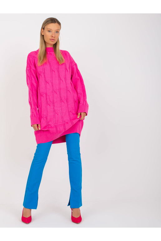 Megztinis-LC-SW-0297.35P-fluo rožinis
