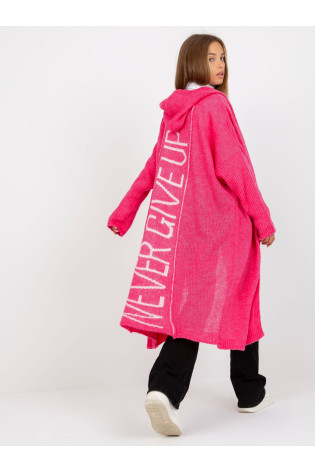 Cardigan-TW-SW-BI-M56.35-fluo rožinė