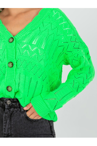 Megztinis-LC-SW-8022.04P-fluo žalias