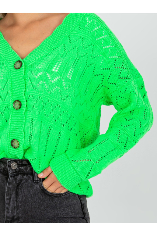 Megztinis-LC-SW-8022.04P-fluo žalias