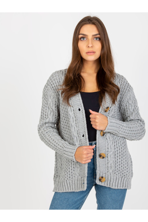 Megztinis-LC-SW-8001.14P-pilkas