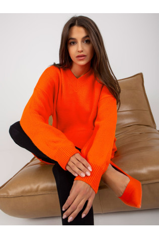 Megztinis-LC-SW-0341.38P-oranžinė