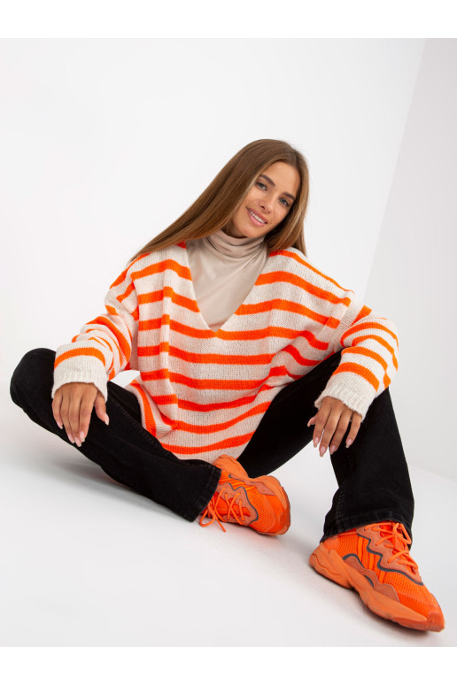Megztinis-TW-SW-BI-M59.25-oranžinė