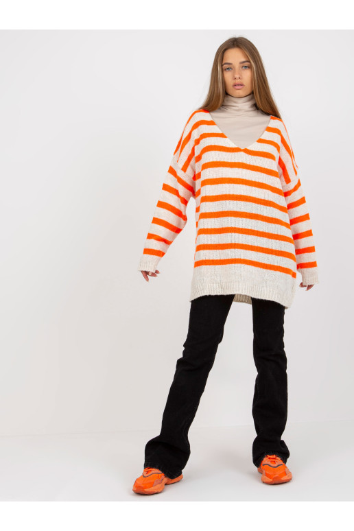 Megztinis-TW-SW-BI-M59.25-oranžinė