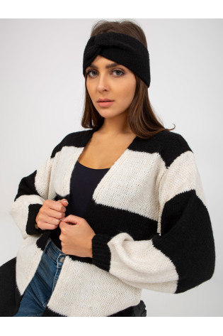 Cardigan-TW-SW-BI-M3022.29X-balta ir juoda 2