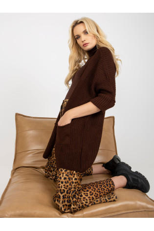Cardigan-LO-SW-LK-3002.98P-tamsiai ruda