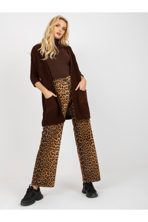 Cardigan-LO-SW-LK-3002.98P-tamsiai ruda