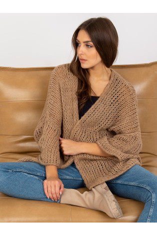 Megztinis-TW-SW-BI-M2202.29X-tamsiai smėlio spalvos