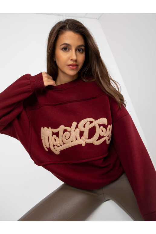Megztinis-FA-BL-8127.80P-bordo