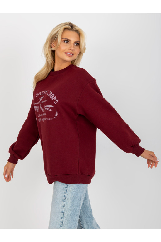 Megztinis-FA-BL-8138.23-bordo