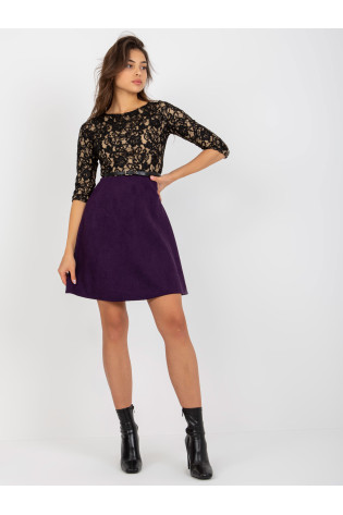 Suknelė-LK-SK-506582.04P-tamsiai violetinė 2