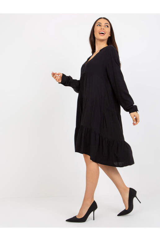 Suknelė - D73761M30361A - Juoda