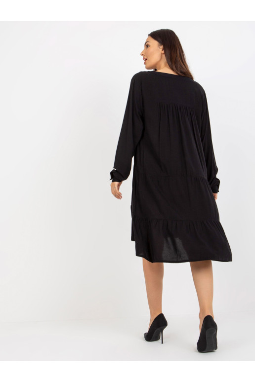 Suknelė - D73761M30361A - Juoda