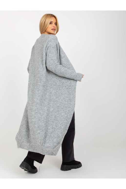 Cardigan-VI-SW-21TU750.31X-pilka