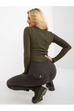 Sportinės kelnės-RV-DR-8369.89P-tamsi chaki