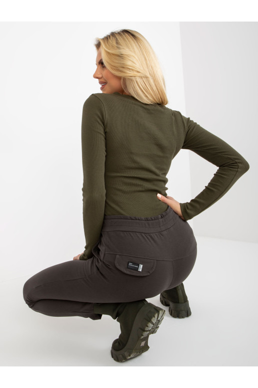 Sportinės kelnės-RV-DR-8369.89P-tamsi chaki