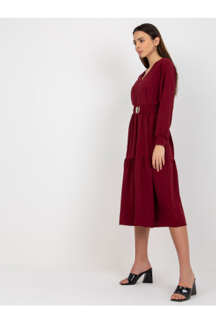 Suknelė-TW-SK-BI-2021706.93P-bordo 2