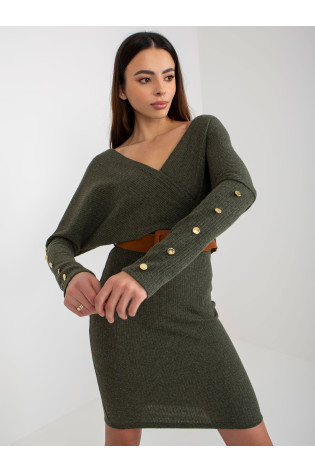 Suknelė-TW-SK-BE-BQ183.19-khaki