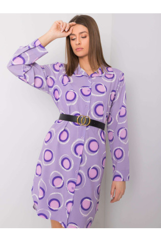 Suknelė-DHJ-SK-12765.11-šviesiai violetinė