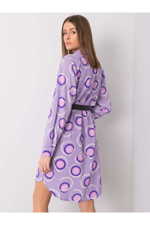 Suknelė-DHJ-SK-12765.11-šviesiai violetinė